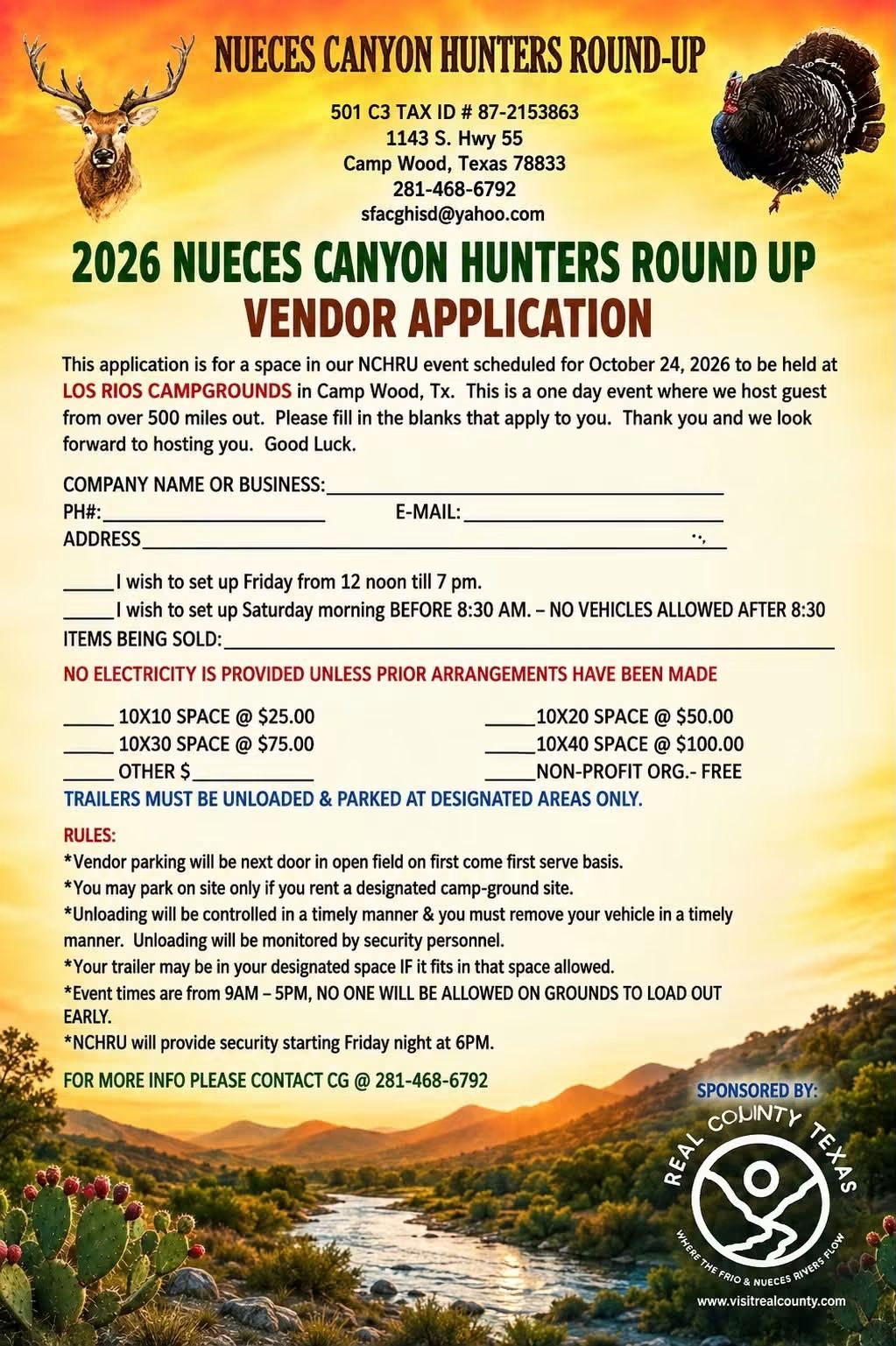 Nueces Canyon Chamber
